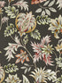 Sizergh fabric in charcoal color - pattern number W0198/02.CAC.0 - by Clarke and Clarke in the Secret Garden Wallcoverings collection