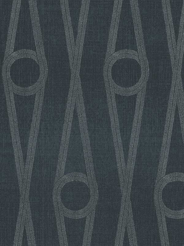 Henlein fabric in indigo color - pattern number AB3015 - by Antonina Vella in the Artifacts collection