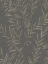 Allerton Bamboo wallpaper in black color - pattern number AB3061 - by Antonina Vella in the Artifacts collection