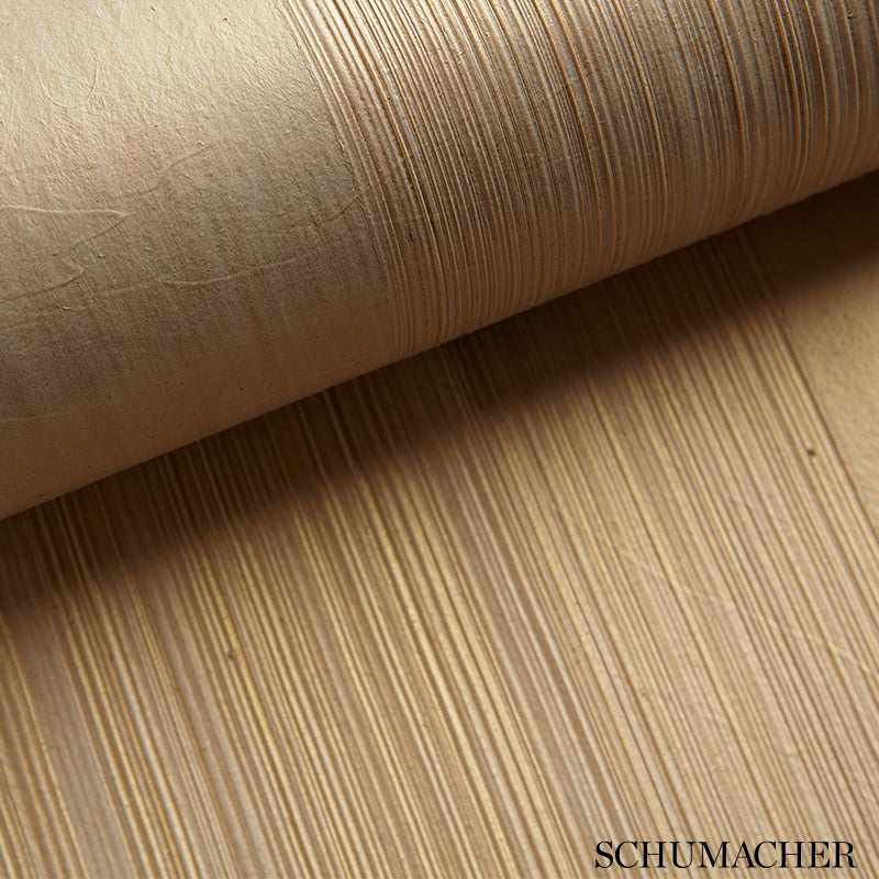 Casual Brush wallpaper in ivory color - pattern number 2707120 - by Schumacher in the Down To Earth Textured Wallcovering collection