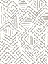 Sirih wallpaper in black color - pattern number AB3081 - by Antonina Vella in the Artifacts collection