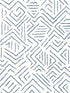Sirih wallpaper in navy color - pattern number AB3083 - by Antonina Vella in the Artifacts collection
