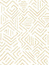 Sirih wallpaper in ochre color - pattern number AB3084 - by Antonina Vella in the Artifacts collection