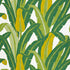 Tropical Isle wallpaper in green on white color - pattern number 2707230 - by Schumacher in the Full Bloom collection