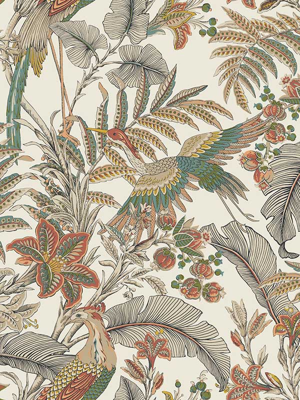Heronwood fabric in sedona color - pattern number AB3105 - by Antonina Vella in the Artifacts collection