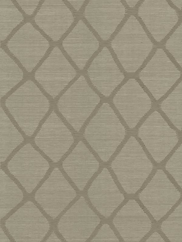 Tonga wallpaper in taupe color - pattern number AB3123 - by Antonina Vella in the Artifacts collection