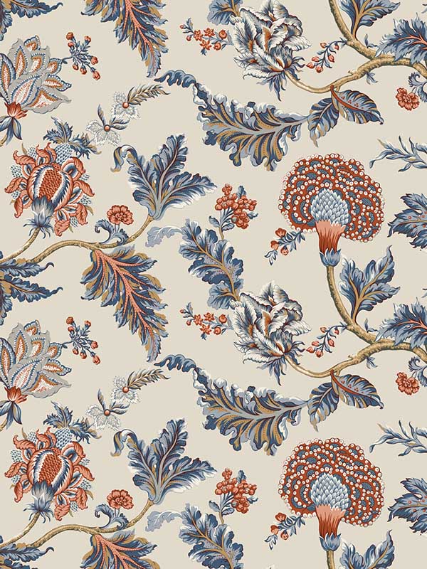 Monroe fabric in navy color - pattern number MX9621W - by Ronald Redding in the Astoria collection