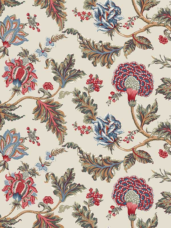 Monroe fabric in cherry color - pattern number MX9623W - by Ronald Redding in the Astoria collection