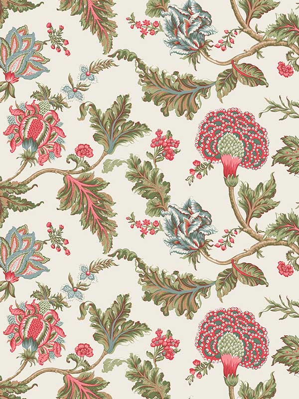 Monroe fabric in rhubarb color - pattern number MX9625W - by Ronald Redding in the Astoria collection