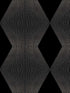 Diamond Legacy fabric in black color - pattern number MX9631 - by Ronald Redding in the Astoria collection