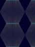Diamond Legacy fabric in navy color - pattern number MX9635 - by Ronald Redding in the Astoria collection