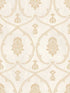 Royal Damask fabric in soft gold color - pattern number MX9643 - by Ronald Redding in the Astoria collection