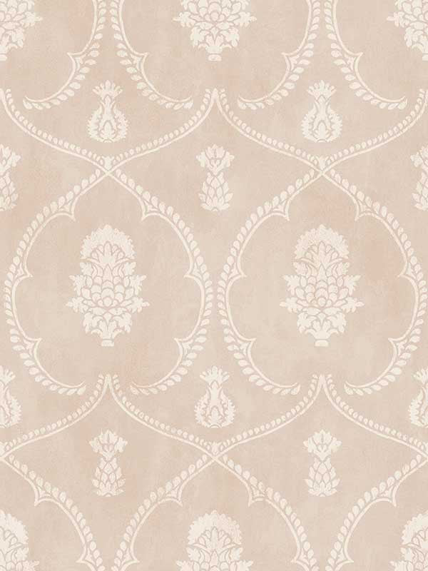 Royal Damask fabric in blush color - pattern number MX9646 - by Ronald Redding in the Astoria collection
