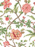 Courtyard Botanical wallpaper in rose color - pattern number MX9651 - by Ronald Redding in the Astoria collection