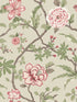 Courtyard Botanical wallpaper in pink color - pattern number MX9653 - by Ronald Redding in the Astoria collection