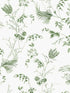 Floral Lace wallpaper in green color - pattern number MX9680 - by Ronald Redding in the Astoria collection