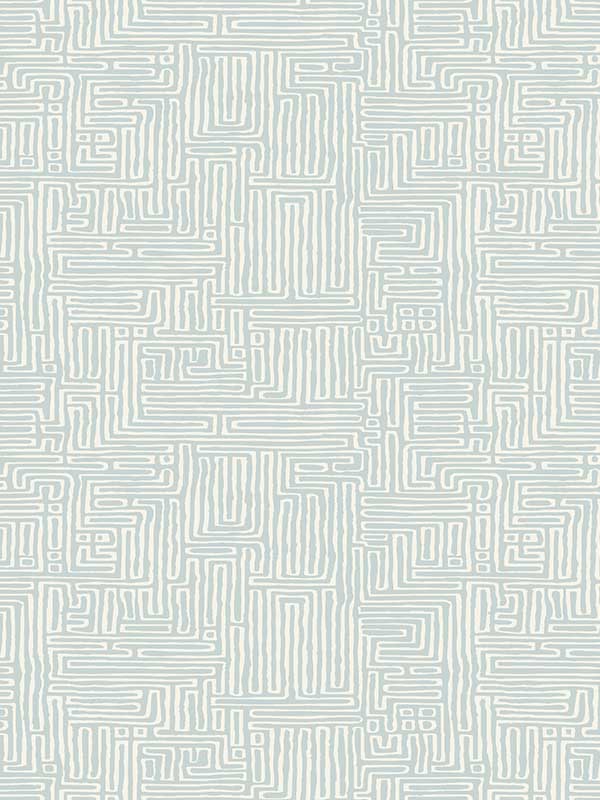 Passages wallpaper in blue color - pattern number MX9689 - by Ronald Redding in the Astoria collection