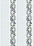 Abbeys Garland wallpaper in aqua color - pattern number MX9692 - by Ronald Redding in the Astoria collection