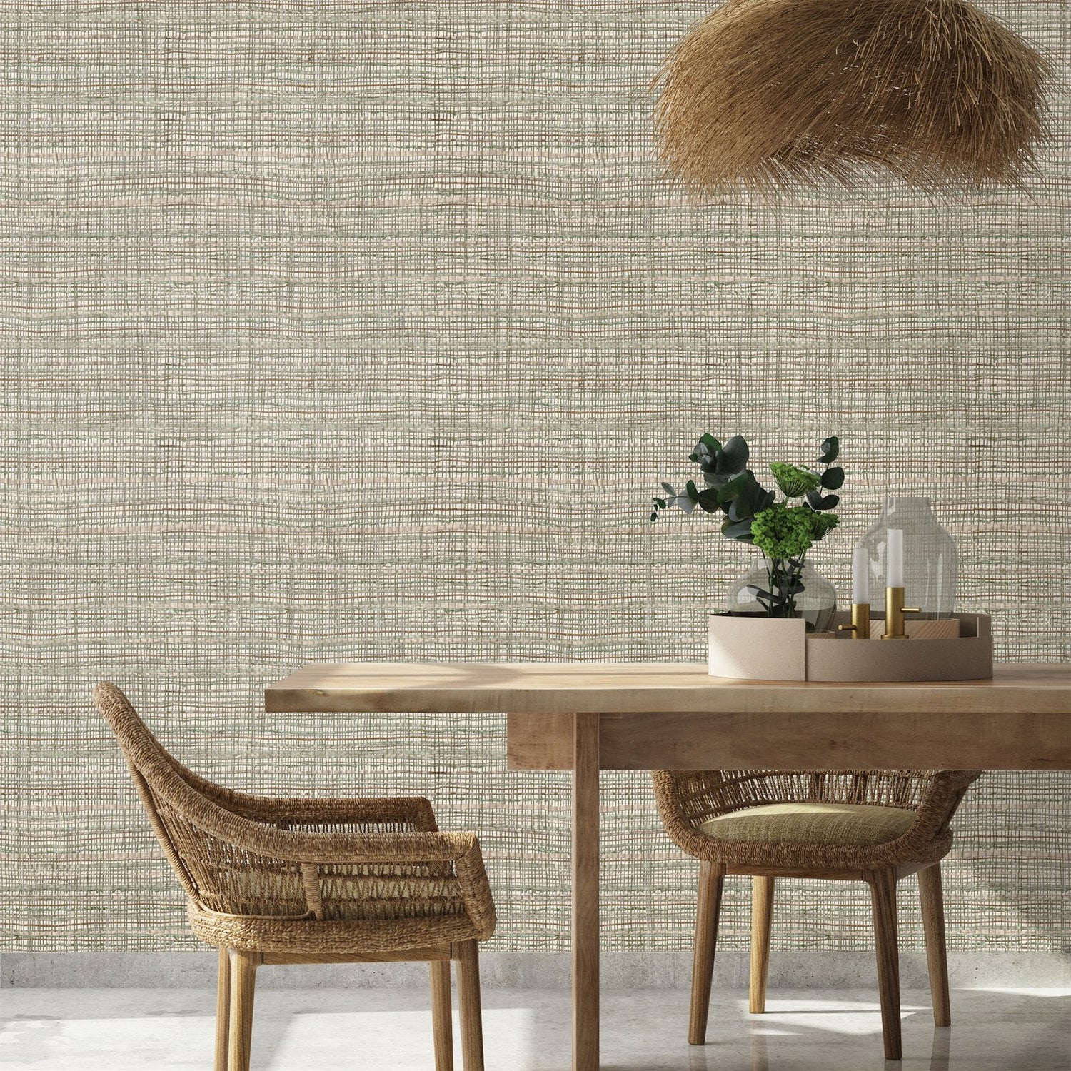 Fondo wallpaper in green color - pattern number GH27090-23 - by Galerie in the Salt collection
