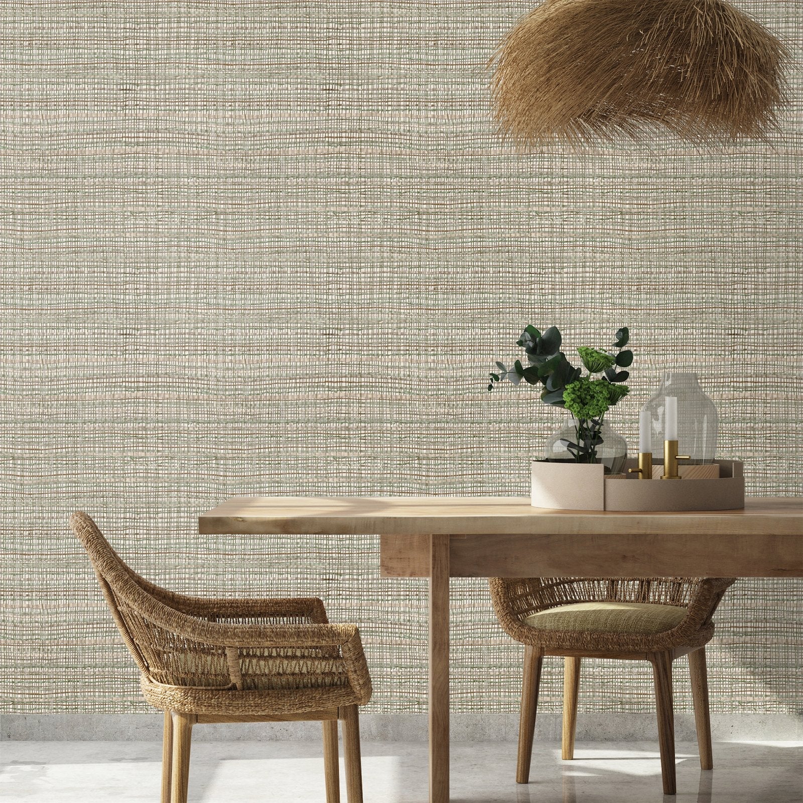 Fondo wallpaper in green color - pattern number GH27090-23 - by Galerie in the Salt collection