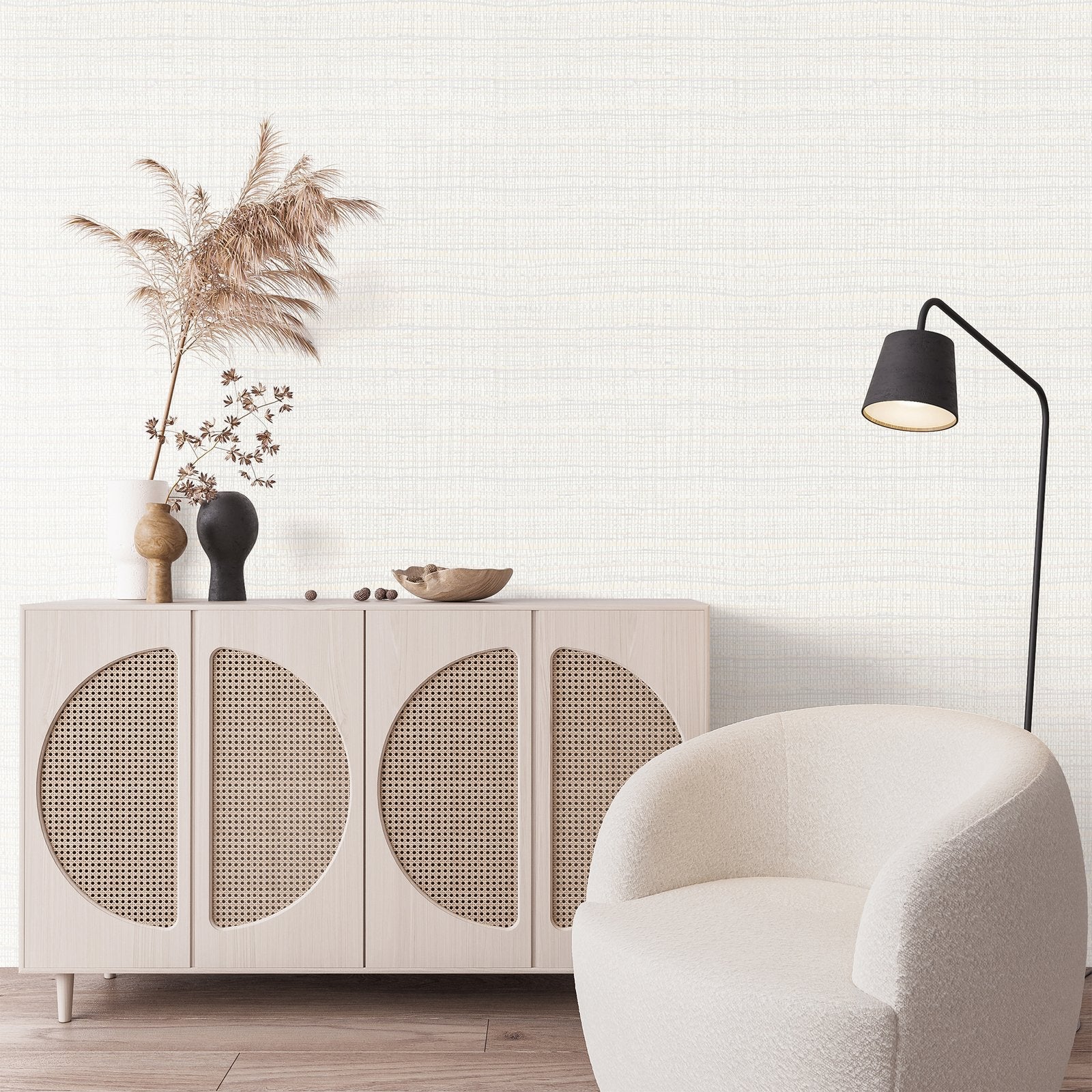 Fondo wallpaper in cream color - pattern number GH27095-23 - by Galerie in the Salt collection