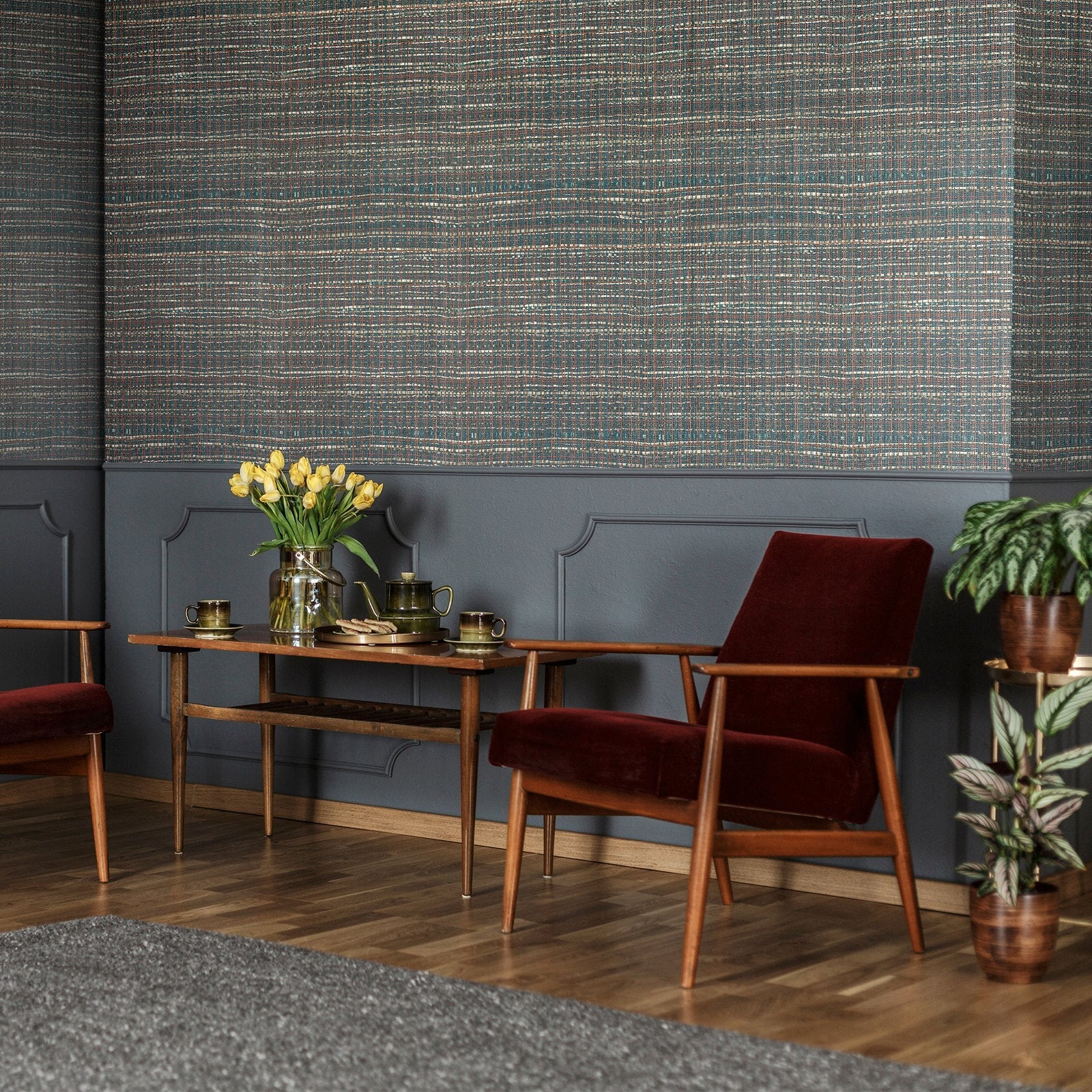 Wild Grass wallpaper in green color - pattern number GH27103-23 - by Galerie in the Pepper collection