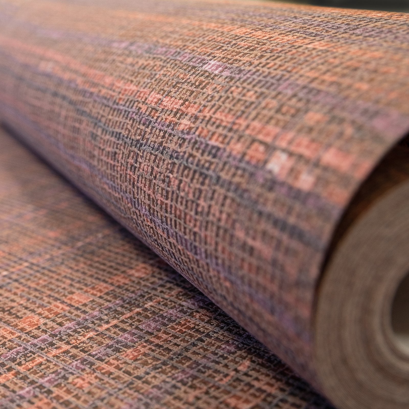 Wild Grass wallpaper in orange color - pattern number GH27105-23 - by Galerie in the Pepper collection