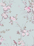 Bird Chinoiserie fabric in blue color - pattern number 125119 - by Graham and Brown in the Rachel Ashwell Shabby Chic Collection collection