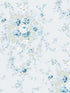 Garden Floral fabric in soft blue color - pattern number 125128 - by Graham and Brown in the Rachel Ashwell Shabby Chic Collection collection