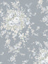 Garden Floral fabric in slate grey color - pattern number 125129 - by Graham and Brown in the Rachel Ashwell Shabby Chic Collection collection