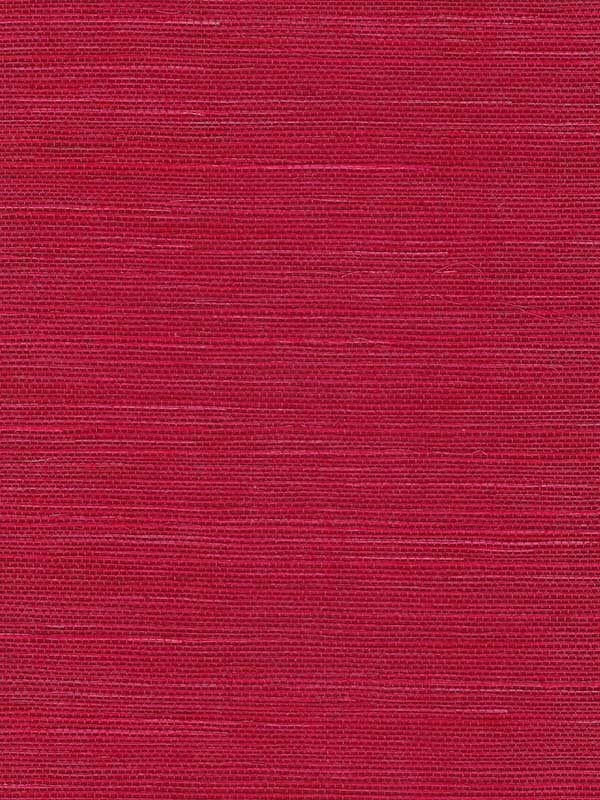 Chiyo Sisal wallpaper in lipstick color - pattern number WNR2072.WT.0 - by Winfield Thybony in the Natural Resources Vol. II collection