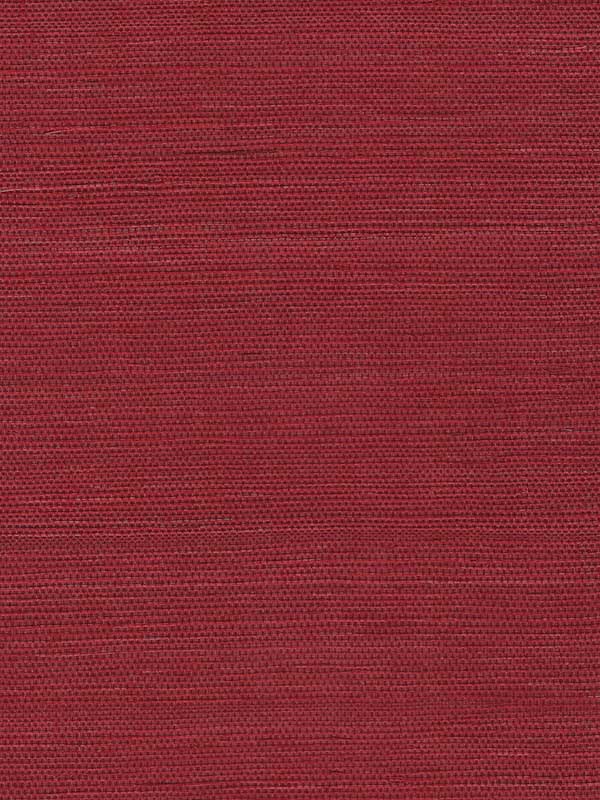 Chiyo Sisal wallpaper in crimson color - pattern number WNR2088.WT.0 - by Winfield Thybony in the Natural Resources Vol. II collection
