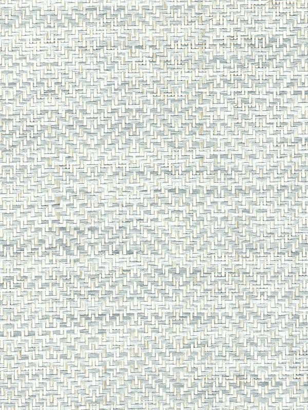 Saori Chevron wallpaper in clarity blue color - pattern number WNR2093.WT.0 - by Winfield Thybony in the Natural Resources Vol. II collection
