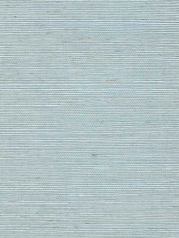 Chiyo Sisal wallpaper in french blue color - pattern number WNR2098.WT.0 - by Winfield Thybony in the Natural Resources Vol. II collection