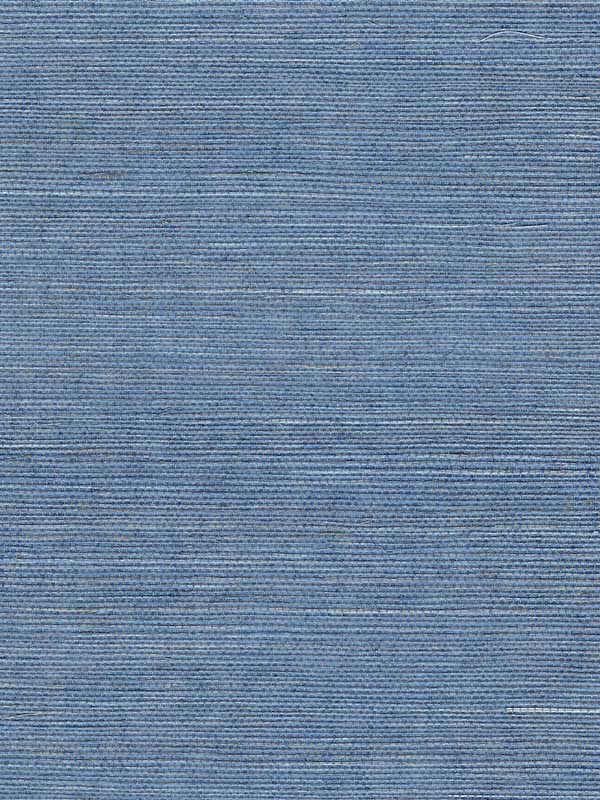 Chiyo Sisal wallpaper in denim color - pattern number WNR2127.WT.0 - by Winfield Thybony in the Natural Resources Vol. II collection