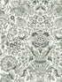 Blanche Floral Damask fabric in dark green color - pattern number 4147-27375 - by A Street Prints in the Haberdashery collection
