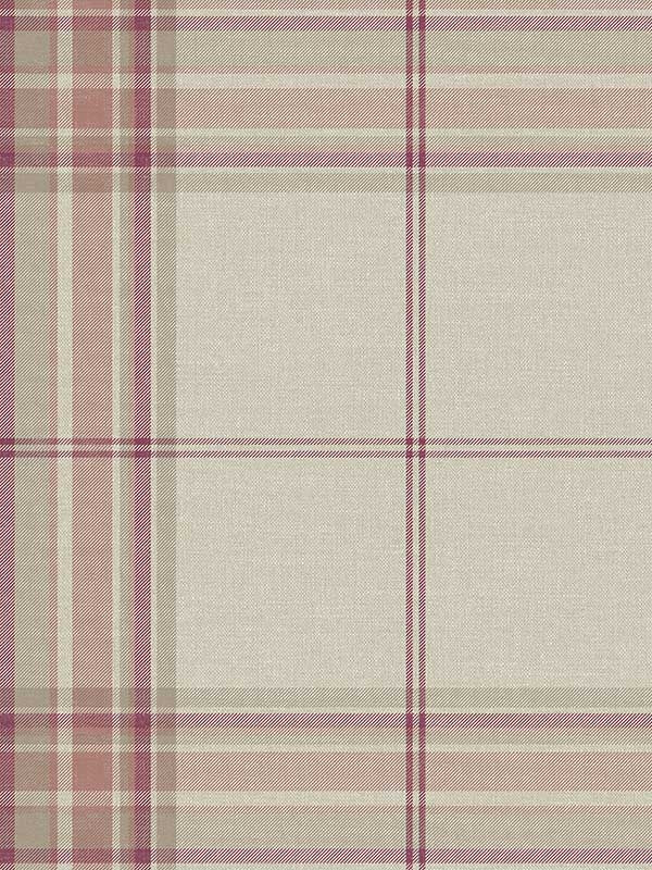 Westley Plaid wallpaper in magenta color - pattern number 4147-27385 - by A Street Prints in the Haberdashery collection