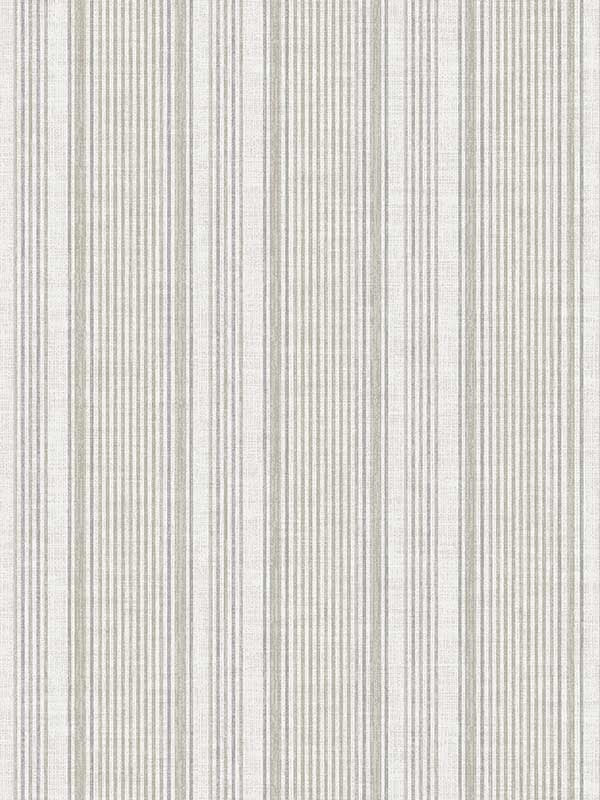 Ayanna Striped wallpaper in neutral color - pattern number 4147-27394 - by A Street Prints in the Haberdashery collection
