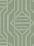 Essex Geometric wallpaper in green color - pattern number 4147-27401 - by A Street Prints in the Haberdashery collection
