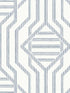 Essex Geometric wallpaper in dark blue color - pattern number 4147-27403 - by A Street Prints in the Haberdashery collection