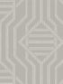 Essex Geometric wallpaper in light grey color - pattern number 4147-27405 - by A Street Prints in the Haberdashery collection