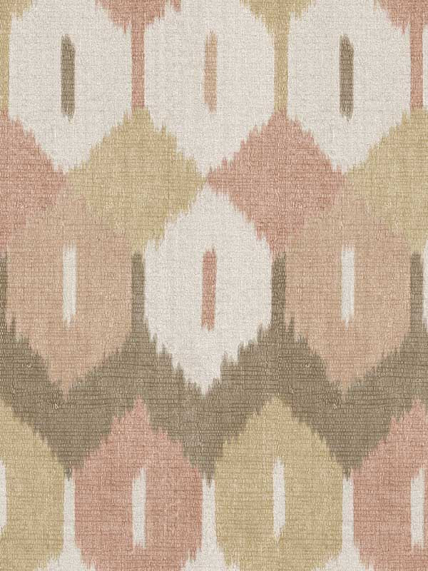 Abilene Ikat wallpaper in apricot color - pattern number 4147-27408 - by A Street Prints in the Haberdashery collection