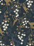 Linden Jungle Canopy wallpaper in navy color - pattern number 4147-80010 - by A Street Prints in the Haberdashery collection