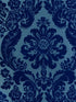 Shadow Flocked Damask wallpaper in blue color - pattern number 4147-87310 - by A Street Prints in the Haberdashery collection