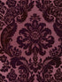 Shadow Flocked Damask wallpaper in merlot color - pattern number 4147-87315 - by A Street Prints in the Haberdashery collection