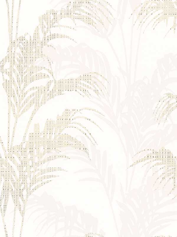Rattan Palm wallpaper in ivory color - pattern number 4168-17735 - by Advantage in the Kitchen and Bath 2 collection