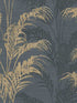 Rattan Palm wallpaper in charcoal color - pattern number 4168-17741 - by Advantage in the Kitchen and Bath 2 collection