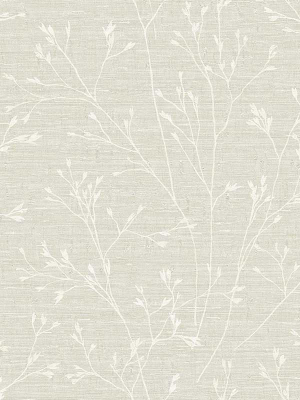 Withington Branch wallpaper in lace color - pattern number TH90300 - by Seabrook in the Fibers and Threads collection