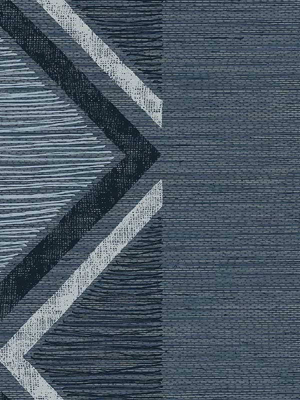 Beswick Chevron wallpaper in derya color - pattern number TH91502 - by Seabrook in the Fibers and Threads collection