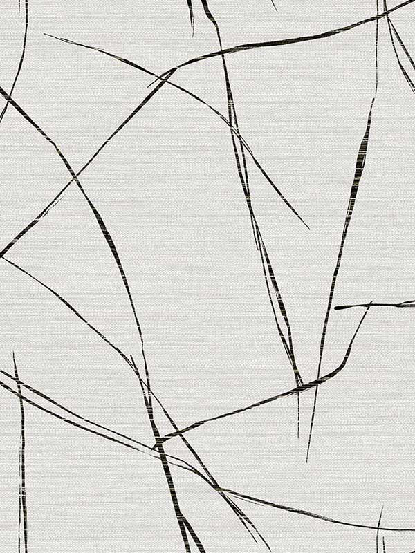 Davenport Sketch wallpaper in black ice color - pattern number TH91900 - by Seabrook in the Fibers and Threads collection
